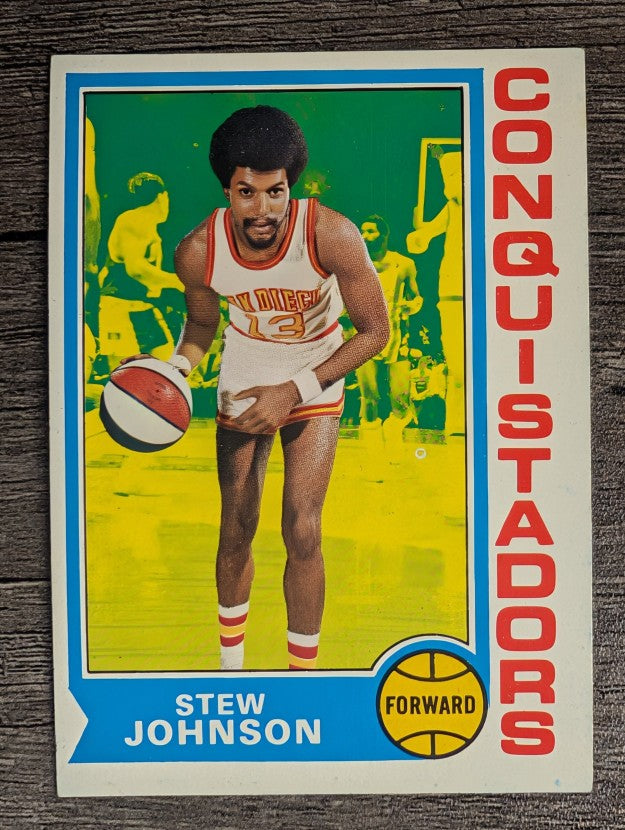 1974-75 Topps #214 Stew Johnson (EXMT)
