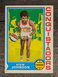 1974-75 Topps #214 Stew Johnson (VGEX)