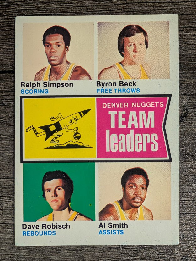 1974-75 Topps #222 Ralph Simpson/Byron Beck/Dave Robisch/Al Smith TL (EXMT)