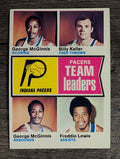 1974-75 Topps #223 George McGinnis/Billy Keller/Freddie Lewis TL (EXMT)