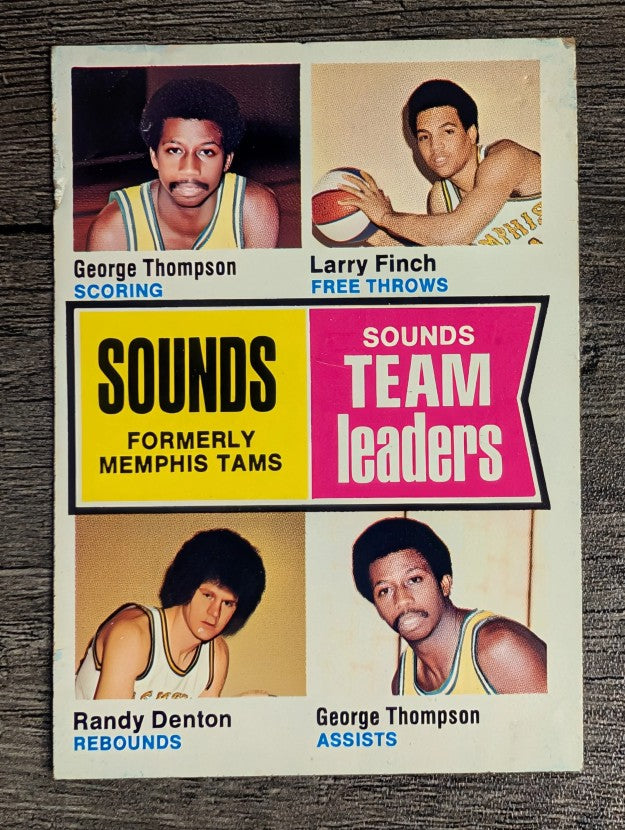 1974-75 Topps #225 George Thompson/Larry Finch/Randy Denton TL (GOOD)