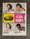 1974-75 Topps #230 George Carter/George Irvine/Jim Eakins/Roland Taylor TL (EX)