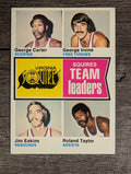 1974-75 Topps #230 G.Carter/George Irvine/Jim Eakins/Roland Taylor TL (EXMT)