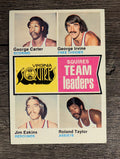 1974-75 Topps #230 George Carter/George Irvine/Jim Eakins/Roland Taylor TL (EX)
