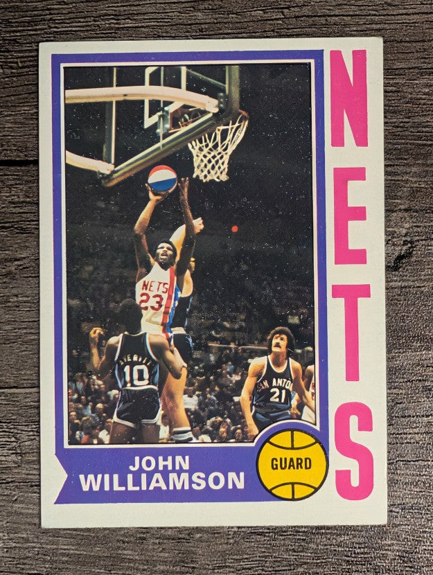 1974-75 Topps #234 John Williamson RC (EXMT)