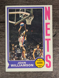 1974-75 Topps #234 John Williamson RC (EXMT)