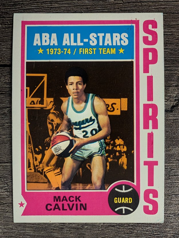 1974-75 Topps #245 Mack Calvin AS1 (EXMT)