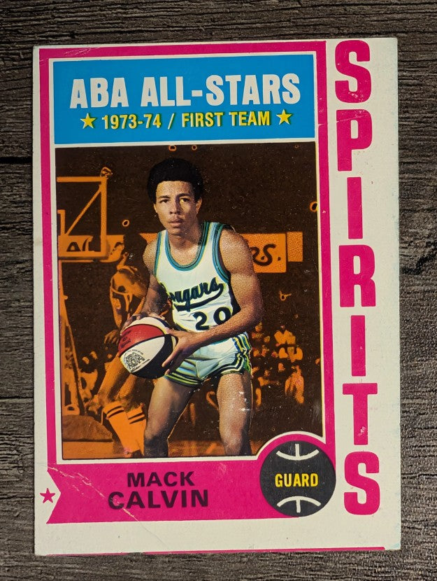 1974-75 Topps #245 Mack Calvin AS1 (VG)