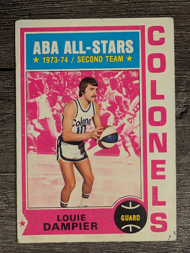 1974-75 Topps #255 Louie Dampier AS2 (VGEX)