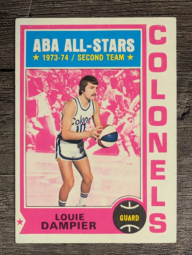 1974-75 Topps #255 Louie Dampier AS2 (EX)