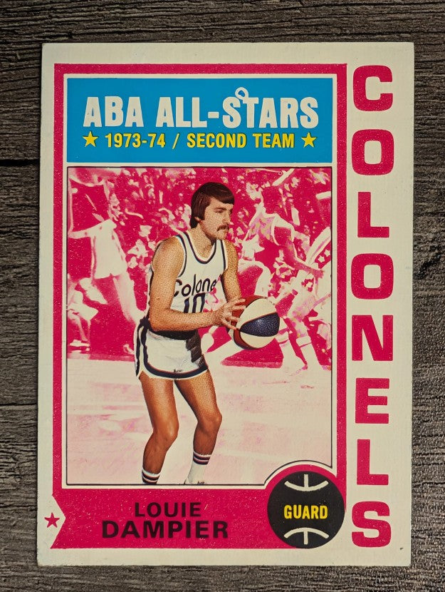 1974-75 Topps #255 Louie Dampier AS2 (VG)