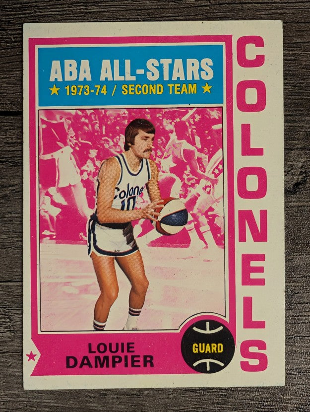 1974-75 Topps #255 Louie Dampier AS2 (EX)