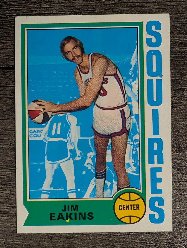 1974-75 Topps #258 Jim Eakins (EX)