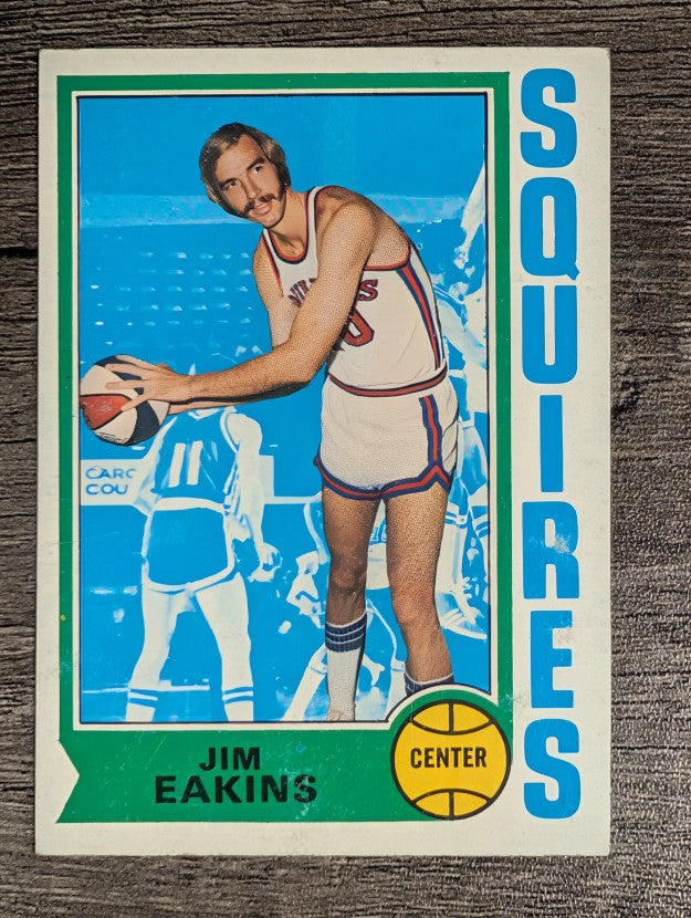 1974-75 Topps #258 Jim Eakins (VGEX)