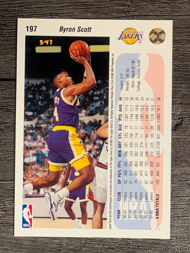 1992-93 Upper Deck #197 Byron Scott