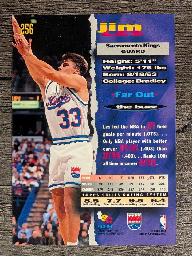 1993-94 Stadium Club #256 Jim Les