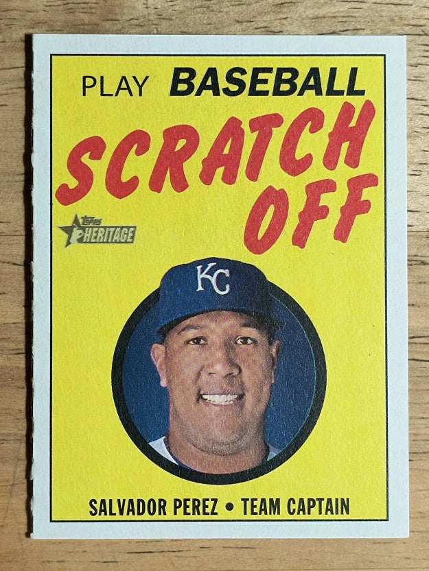 2019 Topps Heritage '70 Topps Scratch Offs #26 Salvador Perez
