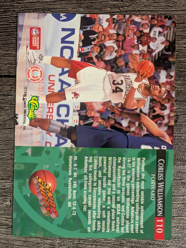 1995 Classic #110 Corliss Williamson SS