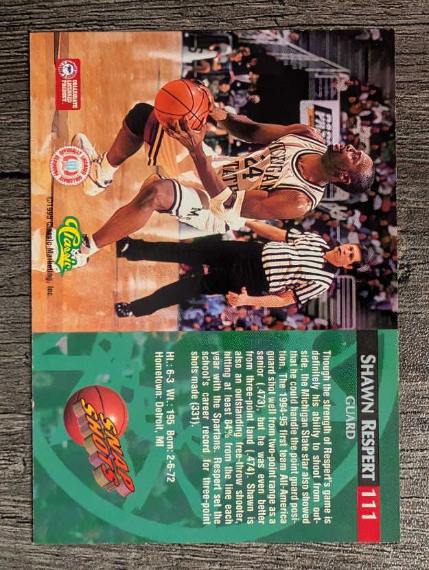 1995 Classic #111 Shawn Respert SS