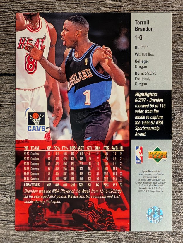 1997-98 Upper Deck #19 Terrell Brandon