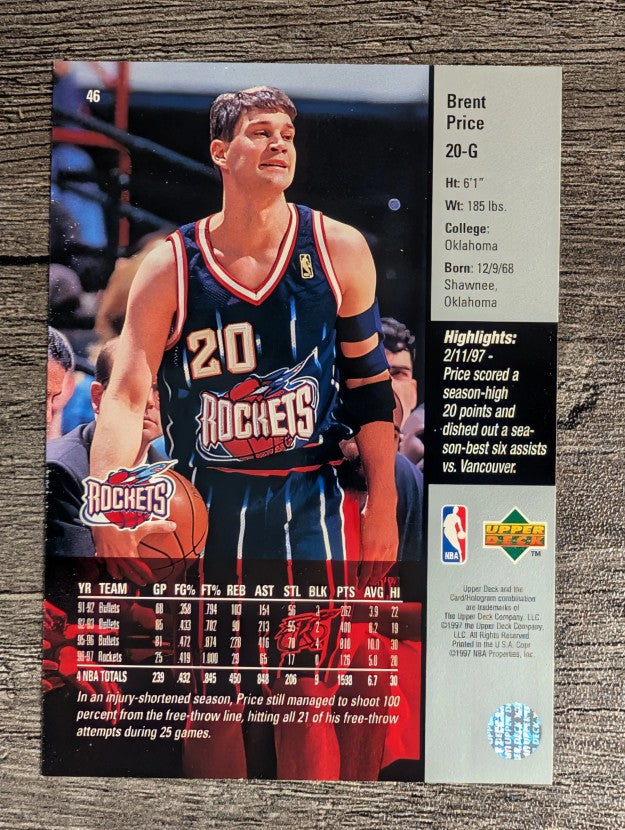 1997-98 Upper Deck #46 Brent Price