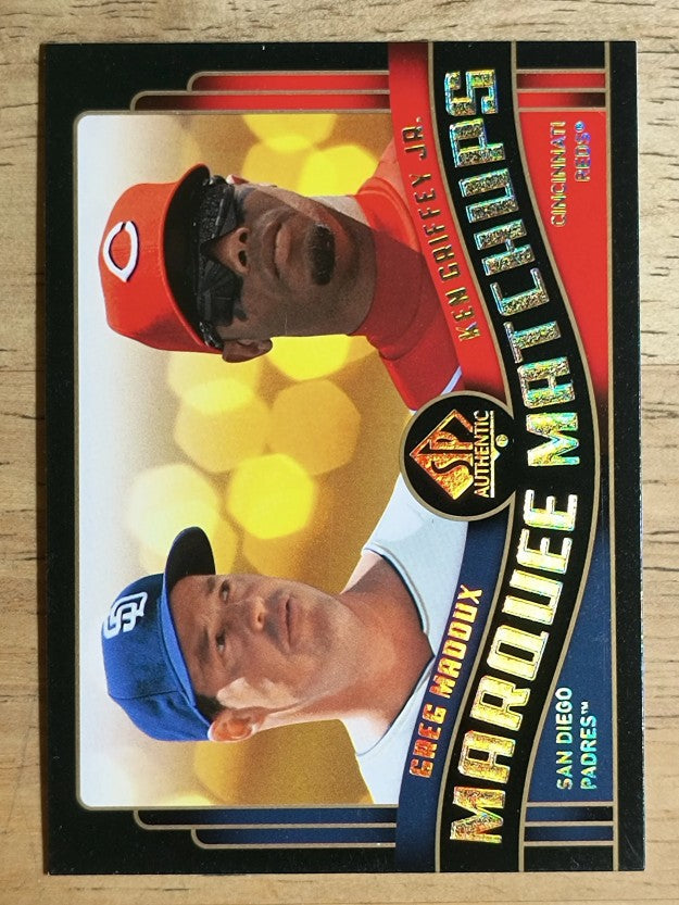 2008 SP Authentic Marquee Matchups #MM47 Greg Maddux/Ken Griffey Jr.