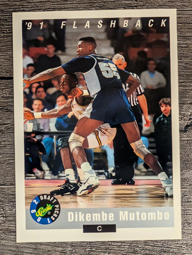 1992 Classic #98 Dikembe Mutombo FB