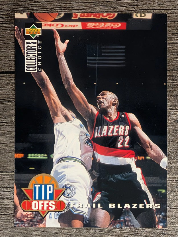 1994-95 Collector's Choice #187 Clyde Drexler TO