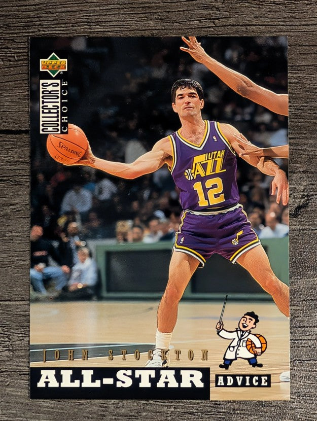 1994-95 Collector's Choice #196 John Stockton ASA