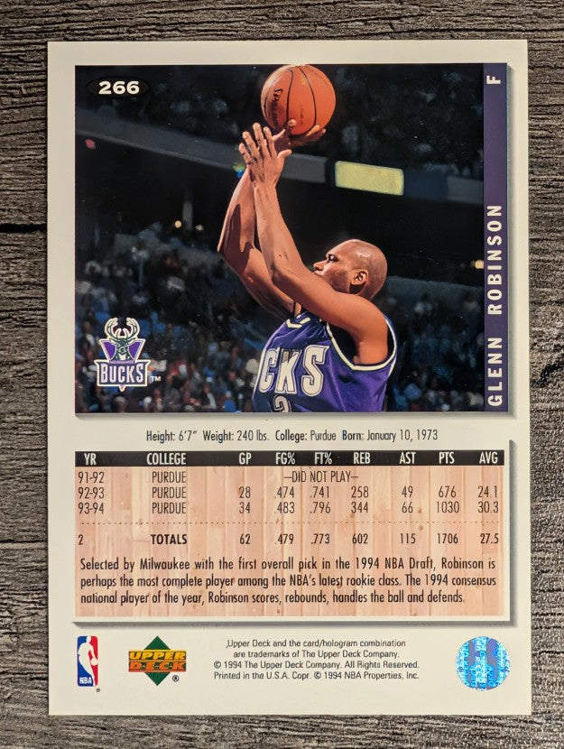 1994-95 Collector's Choice #266 Glenn Robinson RC