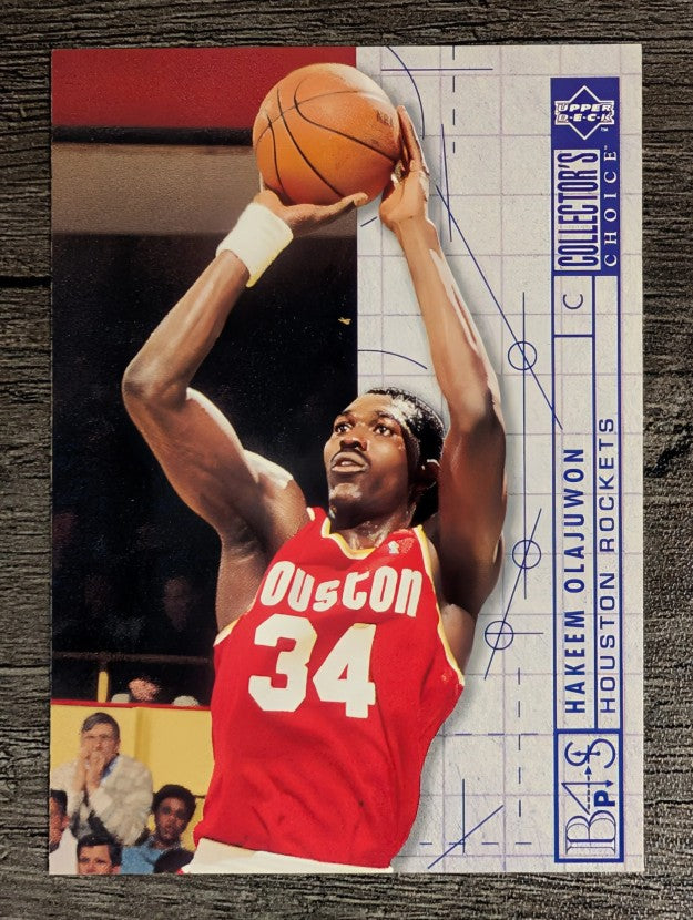 1994-95 Collector's Choice #381 Hakeem Olajuwon BP