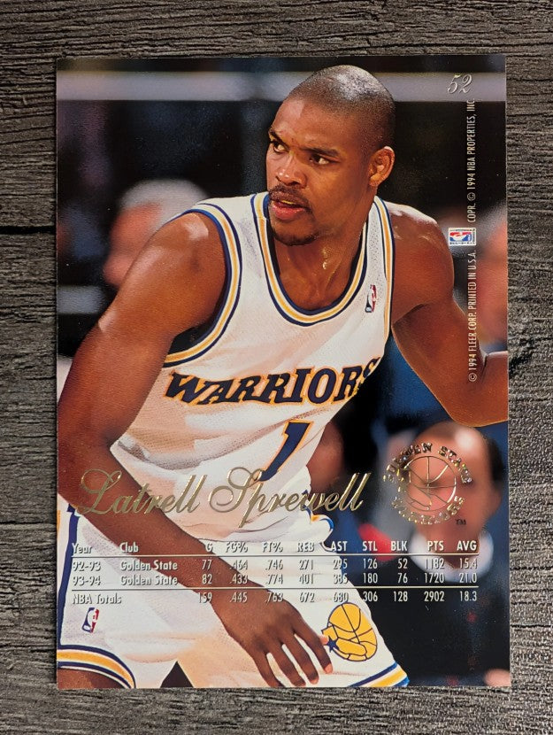 1994-95 Flair #52 Latrell Sprewell