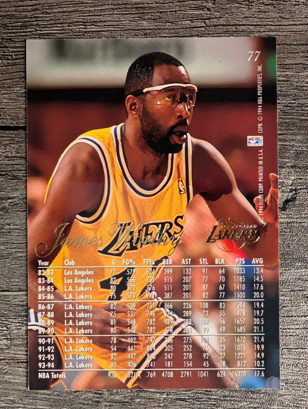 1994-95 Flair #77 James Worthy