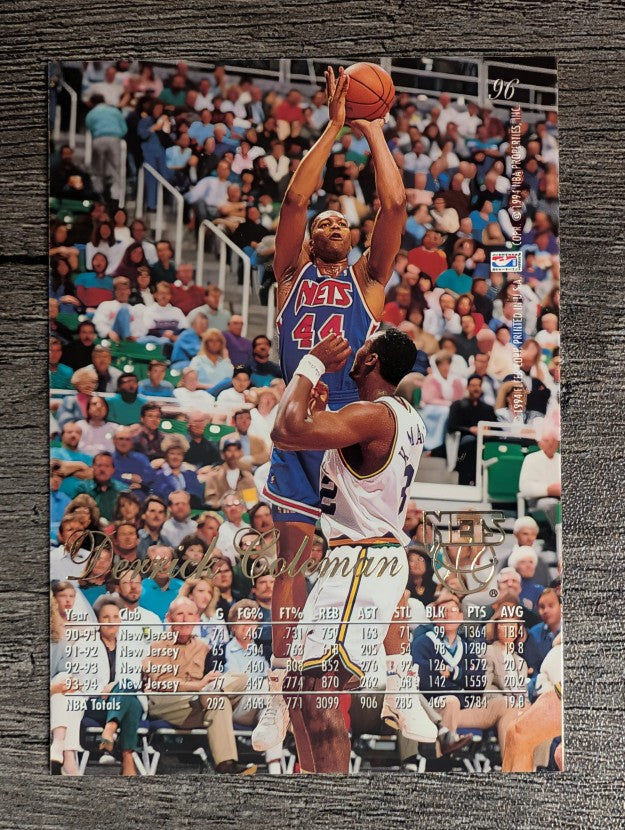 1994-95 Flair #96 Derrick Coleman