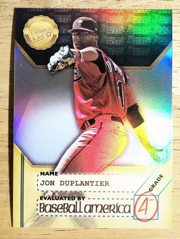2017 Bowman's Best Baseball America's Dean's List #BADLJD Jon Duplantier