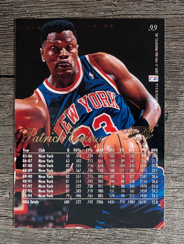 1994-95 Flair #99 Patrick Ewing