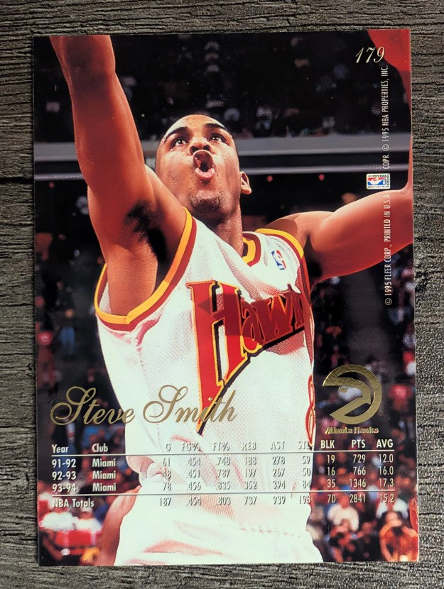 1994-95 Flair #179 Steve Smith