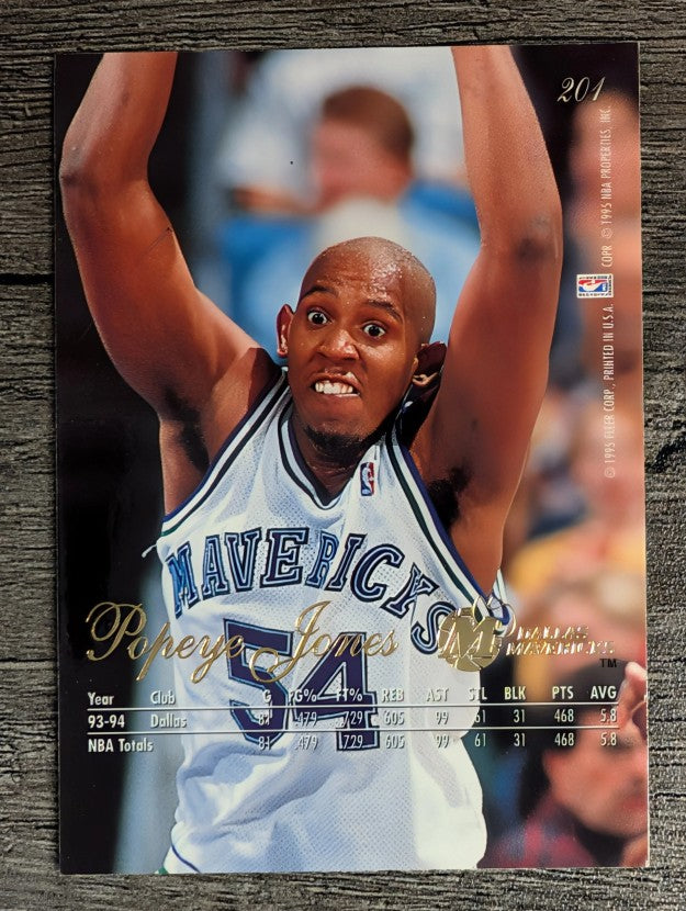 1994-95 Flair #201 Popeye Jones