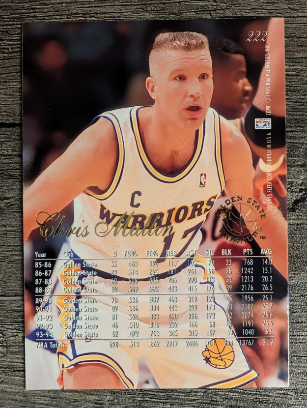 1994-95 Flair #222 Chris Mullin