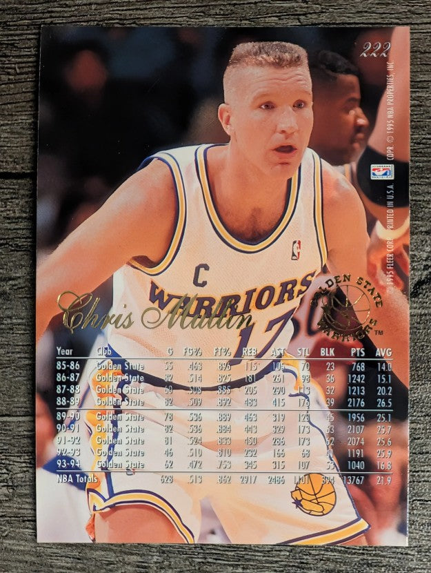 1994-95 Flair #222 Chris Mullin