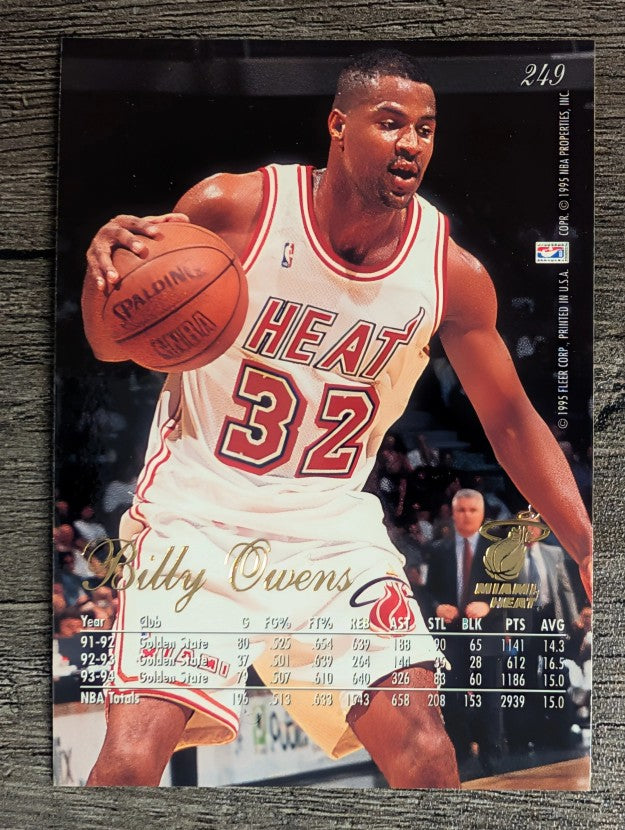 1994-95 Flair #249 Billy Owens