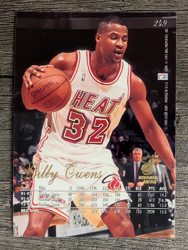 1994-95 Flair #249 Billy Owens