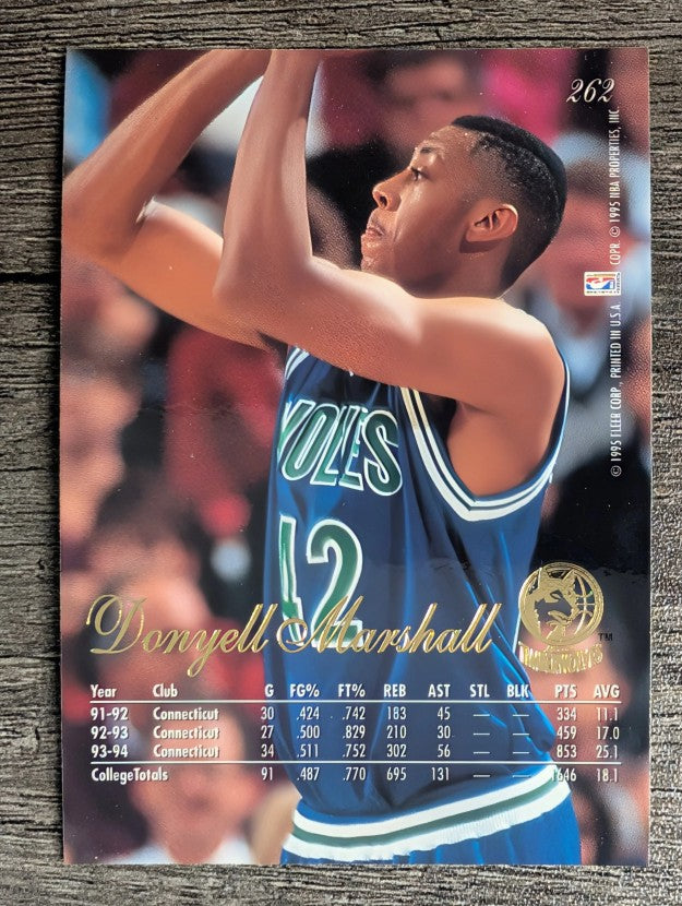 1994-95 Flair #262 Donyell Marshall RC