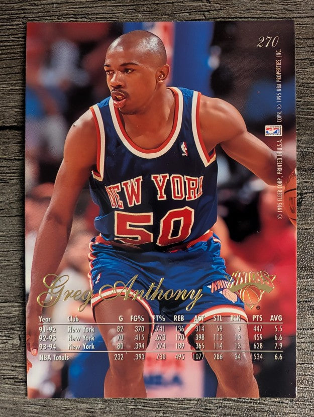 1994-95 Flair #270 Greg Anthony