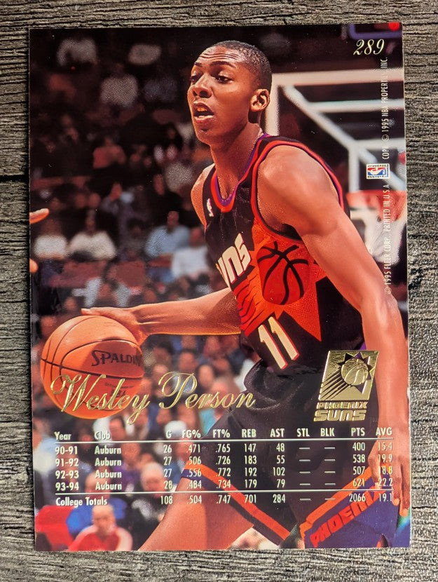 1994-95 Flair #289 Wesley Person RC