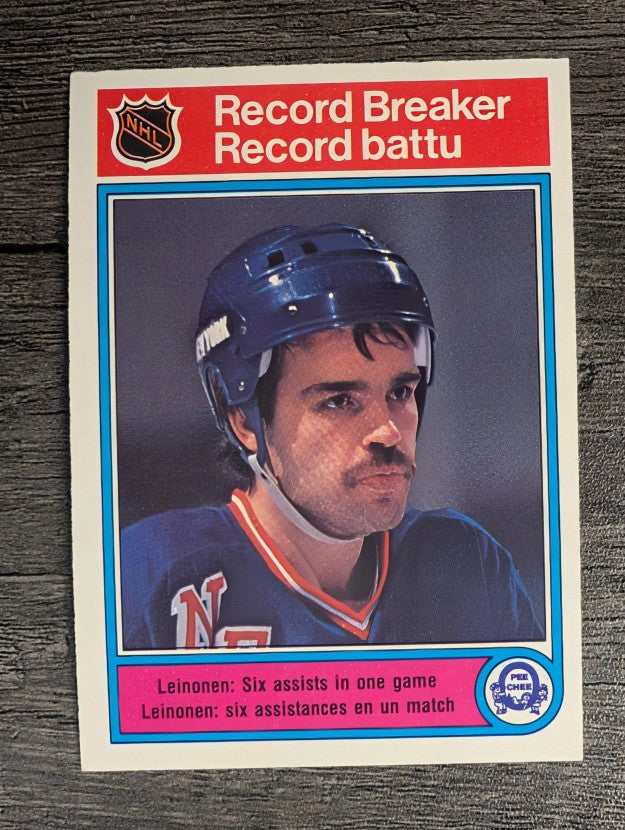 1982-83 O-Pee-Chee #4 Mikko Leinonen HL