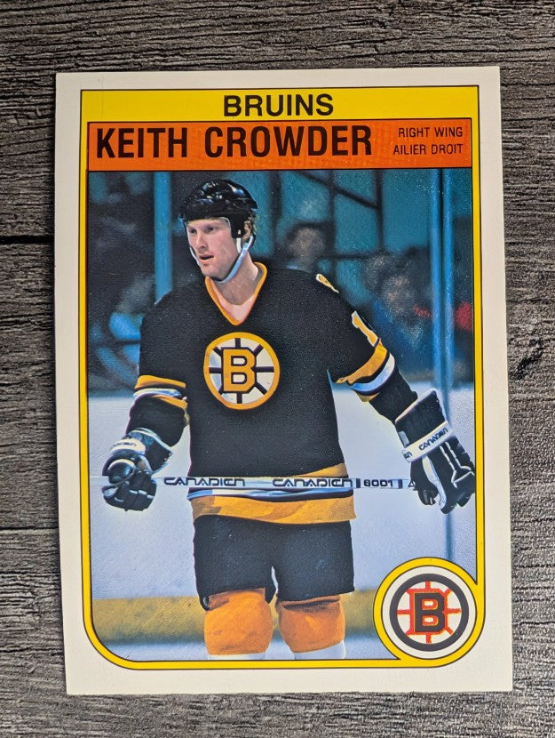 1982-83 O-Pee-Chee #10 Keith Crowder RC