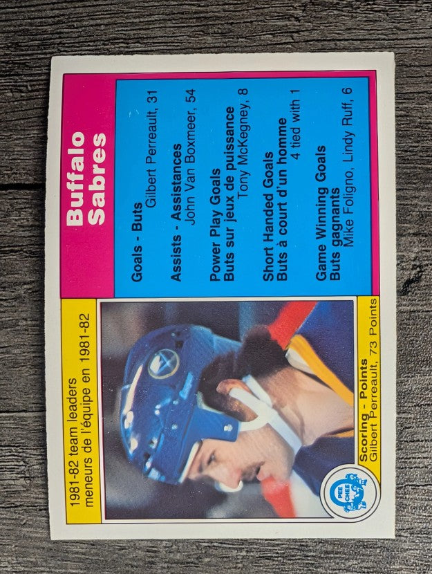 1982-83 O-Pee-Chee #25 Gilbert Perreault TL