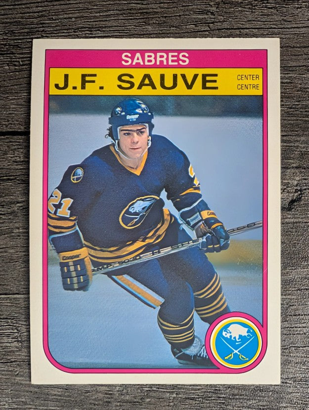 1982-83 O-Pee-Chee #33 J.F. Sauve RC