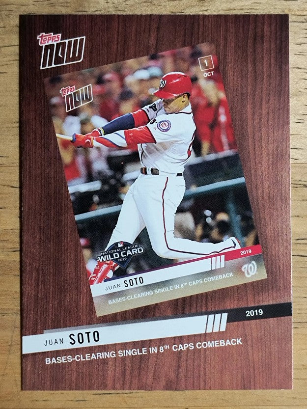 2020 Topps Best of Topps Now #BTN3 Juan Soto